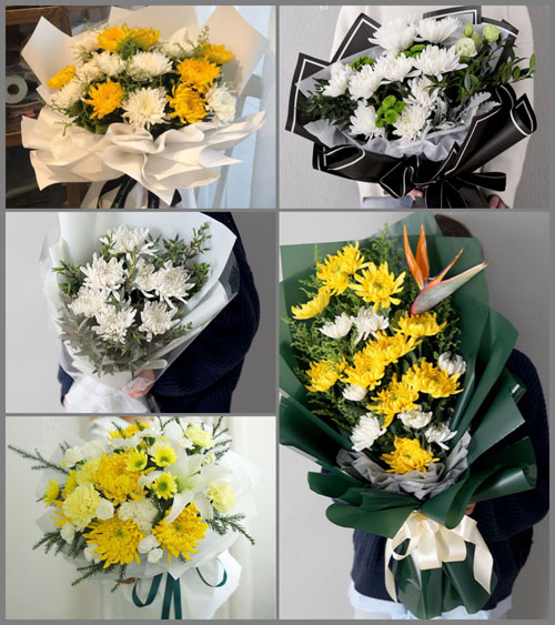 湖北武汉市新洲区凤凰镇三叉路村白事花束代送